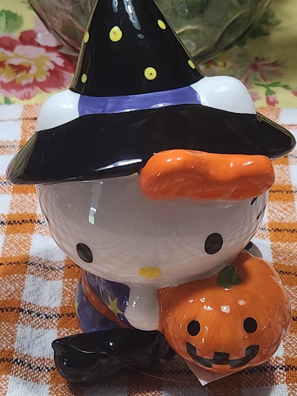 Sanrio Hello Kitty Trick or Treat Witch Figurine by Blue Sky Clayworks